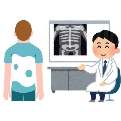 側彎背架定期回診